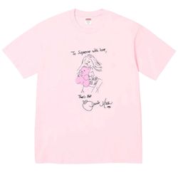 Supreme x Paris Hilton Pink Tee Shirt Large