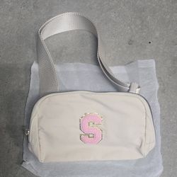  Belt Bag Fanny Pack Crossbody Bags with Initial Letter 