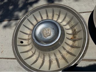 Classic car hubcaps