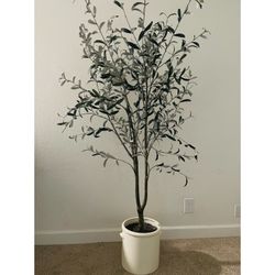 Artificial tree in CeramicPot 76.5"x 30"from target excellent construction pickup OnlyNoHolds