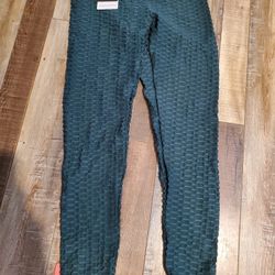 Green Leggings New