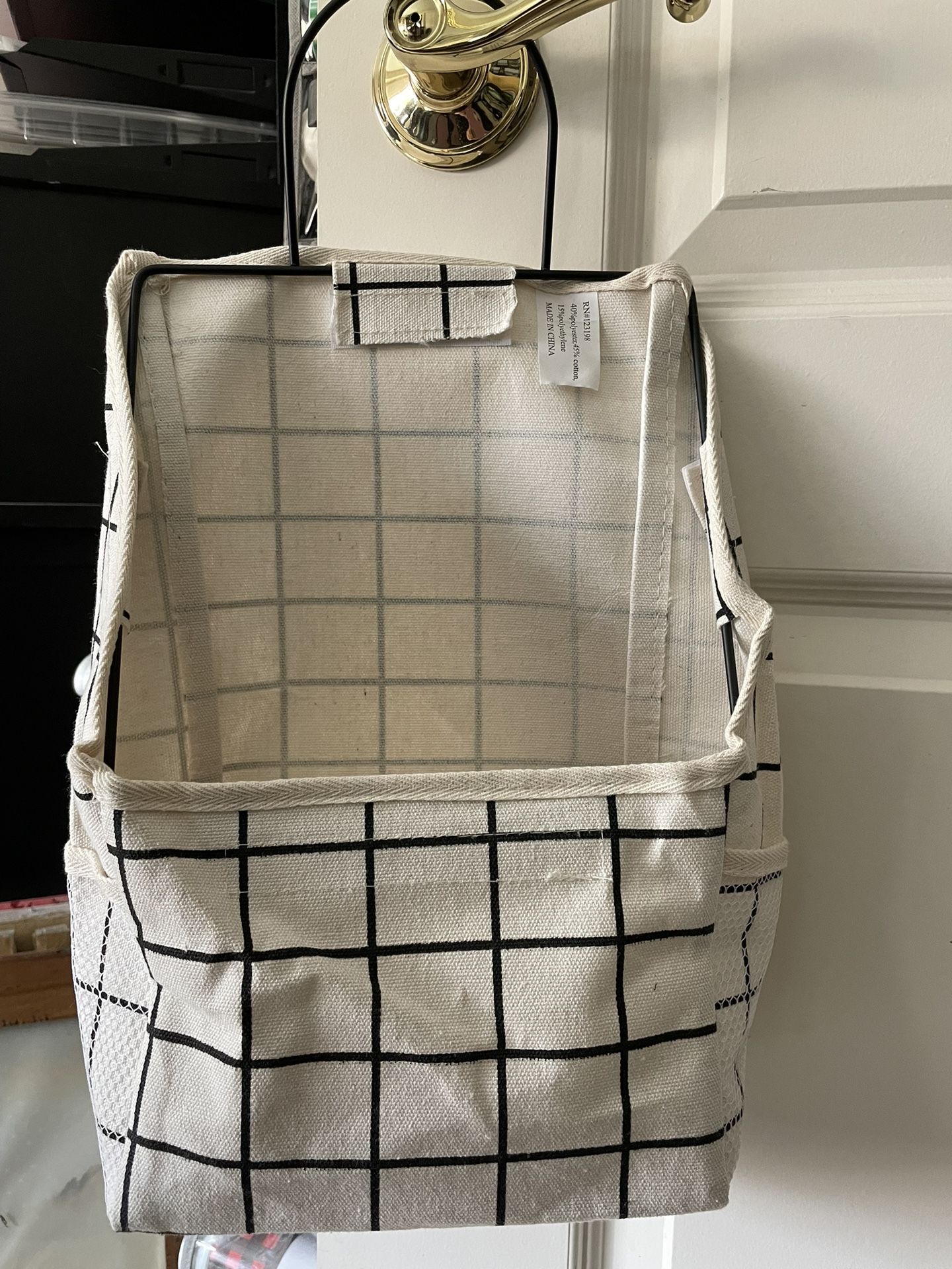 Hanging Canvas Storage Organizer -college dorms, Bedroom, Bunk Bed Organizer