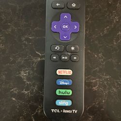 Original TCL Roku TV Remote Control Netflix/Disney Plus/Apple TV+/HBO Max Keys