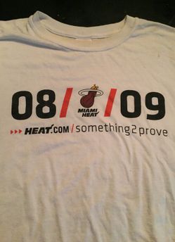 2008-2009 Miami Heat Commemorative Shirt