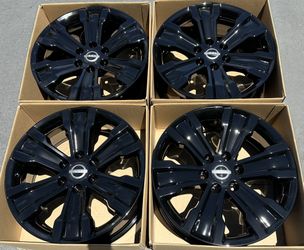 20” Nissan Titan Factory Wheels Rims Gloss Black New
