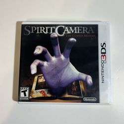 Spirit Camera The Cursed Memoir Nintendo 3DS, TESTED & WORKING!