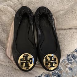 Tory Burch size  5 Reva leather ballet flats