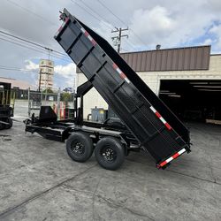 8.5x14x2 HD Dump Trailer 