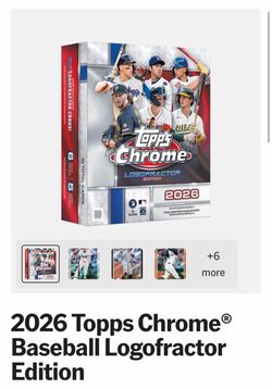 Topps Chrome Logo Refractor Mega Box