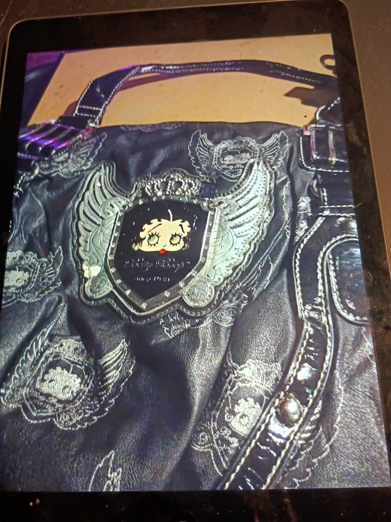 BETTY BOOP LARGE HAND BAG BY KING AND FLEISCHER'S INC