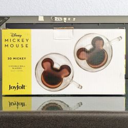 Mickey Mouse 3D Double Walled Glass Mugs