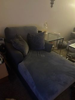 Clean grey chase lounge