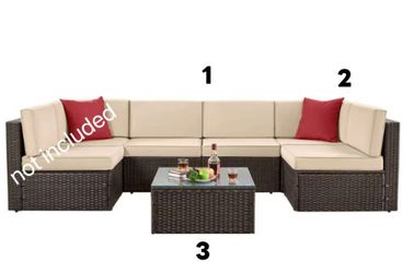 Original Is 7 Piece , Now Only 5 Piece Available. Brand New Great Deal. 