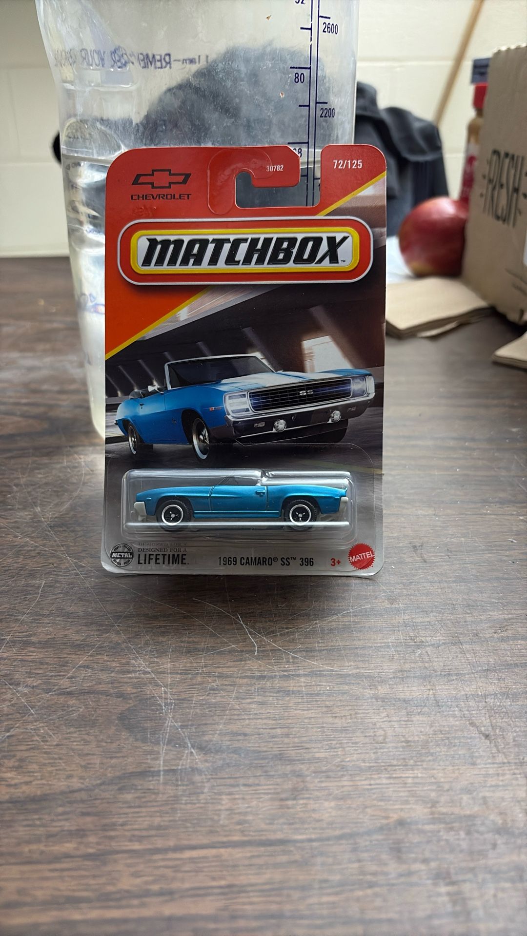 MATCHBOX 1969 CAMARO SS 396. 72/125 BOX”
