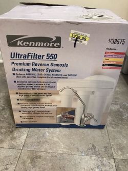 Kenmore UtlraFilter 550 Premium Reverse Osmosis Drinking Water System - brand new