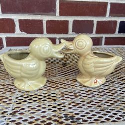 Antique McCoy Duck Planters 