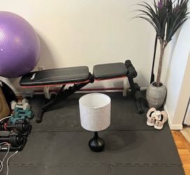 ONEWISH 17.32'' Touch Table Lamp for Nightstand