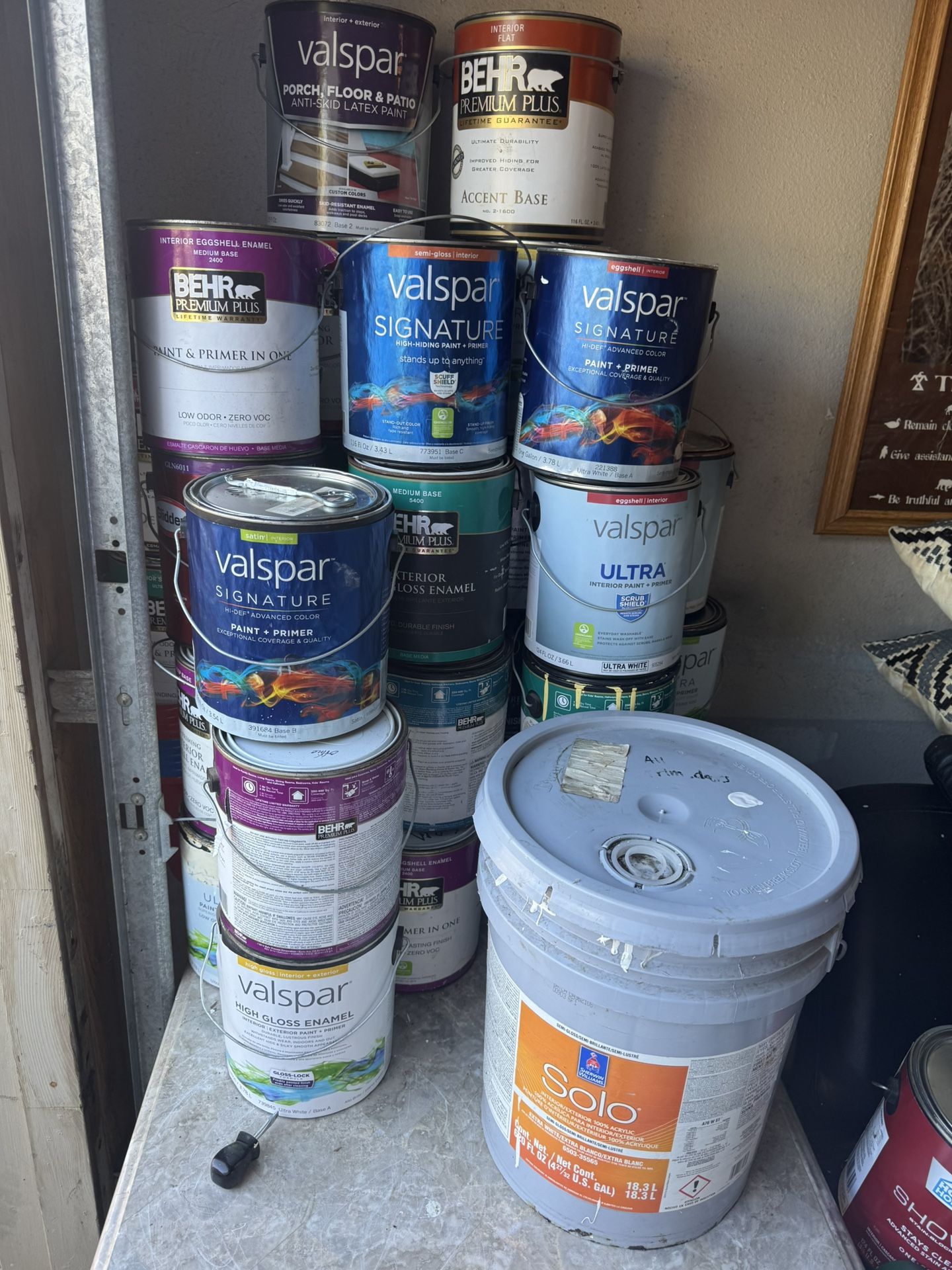 GALLON PAINTS $10 EACH