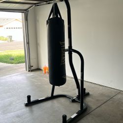 Everlast 100lb Nevatear Elite Punching Bag & Stand (Optional 
