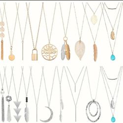 Necklaces, Bulk, Sweater/Bohemian, Fashion Jewelry, Gifts