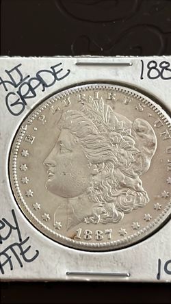 1887 Morgan Silver Dollar Coin