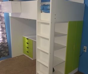 Loft Ikea twin bed