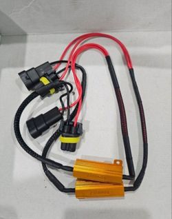 9005 9006 9145 LED Resistor Relay Harness 50W Anti-Flickering Adapter