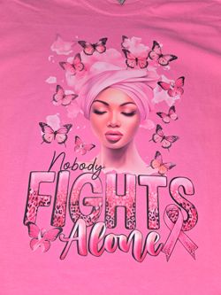 XL Pink Breast Cancer Awareness Graphic T-Shirt