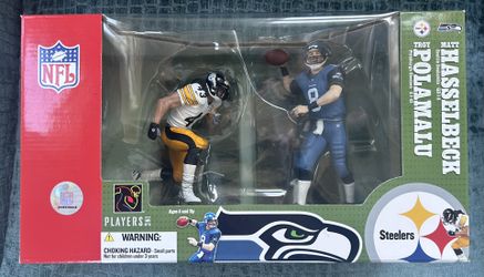 McFarlane 2-pack Of Troy Polamalu And Matt Hasselbeck 