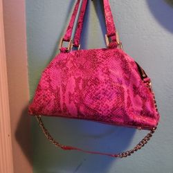 Juicy Contour Hot Pink Snake Skin Purse...Brand NEW!