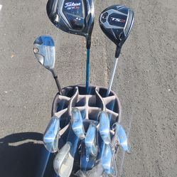 Golf Clubs! Men's Complete Set! Titleist Mizuno TaylorMade!