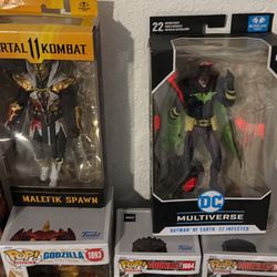 Spawn & Godzilla Funko Pops