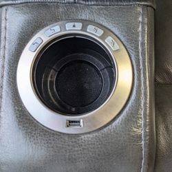 Free Leather Power Reclining Sofa And Love Seat