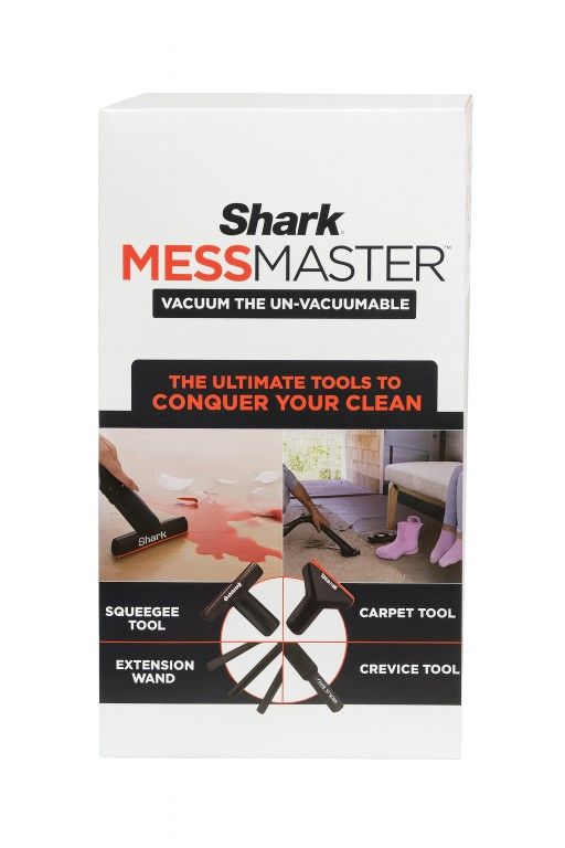 Shark MessMaster Corded Wet and Dry Vacuum VS101: 6.5 Amps, Bagless, 20' Cord, Pet Hair, Multi-Surface, Foam Filter, 950W