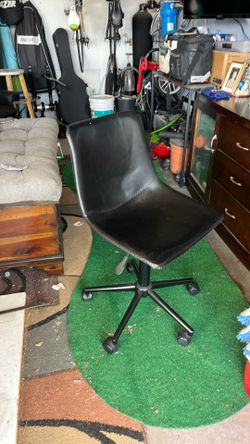 Leather home office chair