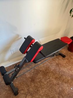 Adjustable Weight Bench with Leg Curl