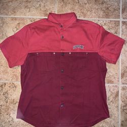 supreme 2 tone denim work shirt Large