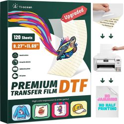 DTF Transfer Film with Smart Printing Pad for All Converted