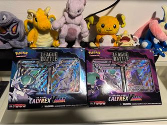 Pokémon Shadow Rider Calyrex Vmax & Ice Rider Calyrex Vmax League Battle Decks