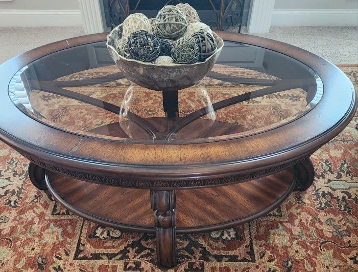Haverty's Coffee Table And End Tables