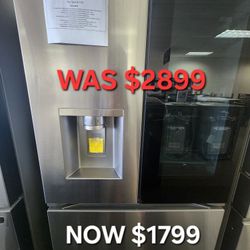 26 cu.ft. SMART Counter Depth MAX French Door Refrigerator with Door-in-
Door InstaView in PrintProof Stainless Steel