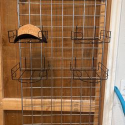 Grid Wall Hat Holders 