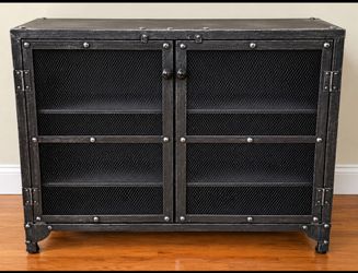 Restoration Hardward Industrial look Metal Dreseer