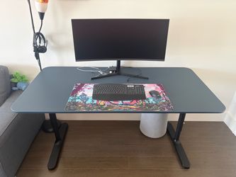 IKEA BEKANT Desk 63x31 + FREE Monitor – Moving Sale