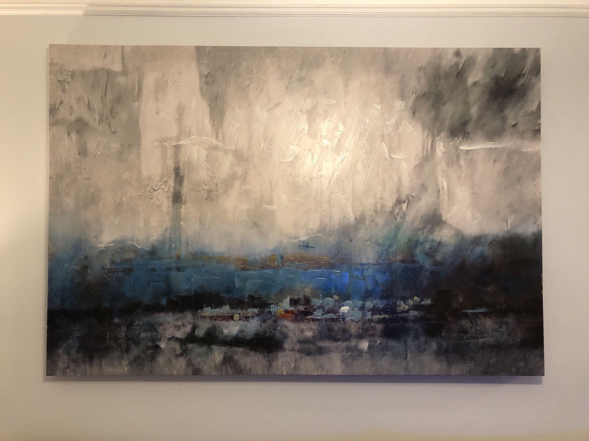 4ft x 6ft oil print painting with texture