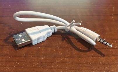 USB type A to 3.5 mm 4 pole audio