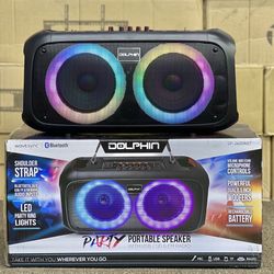 Rechargeable Bluetooth Party speaker w/strap