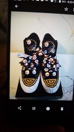 Pittsburgh Steelers high top shoes