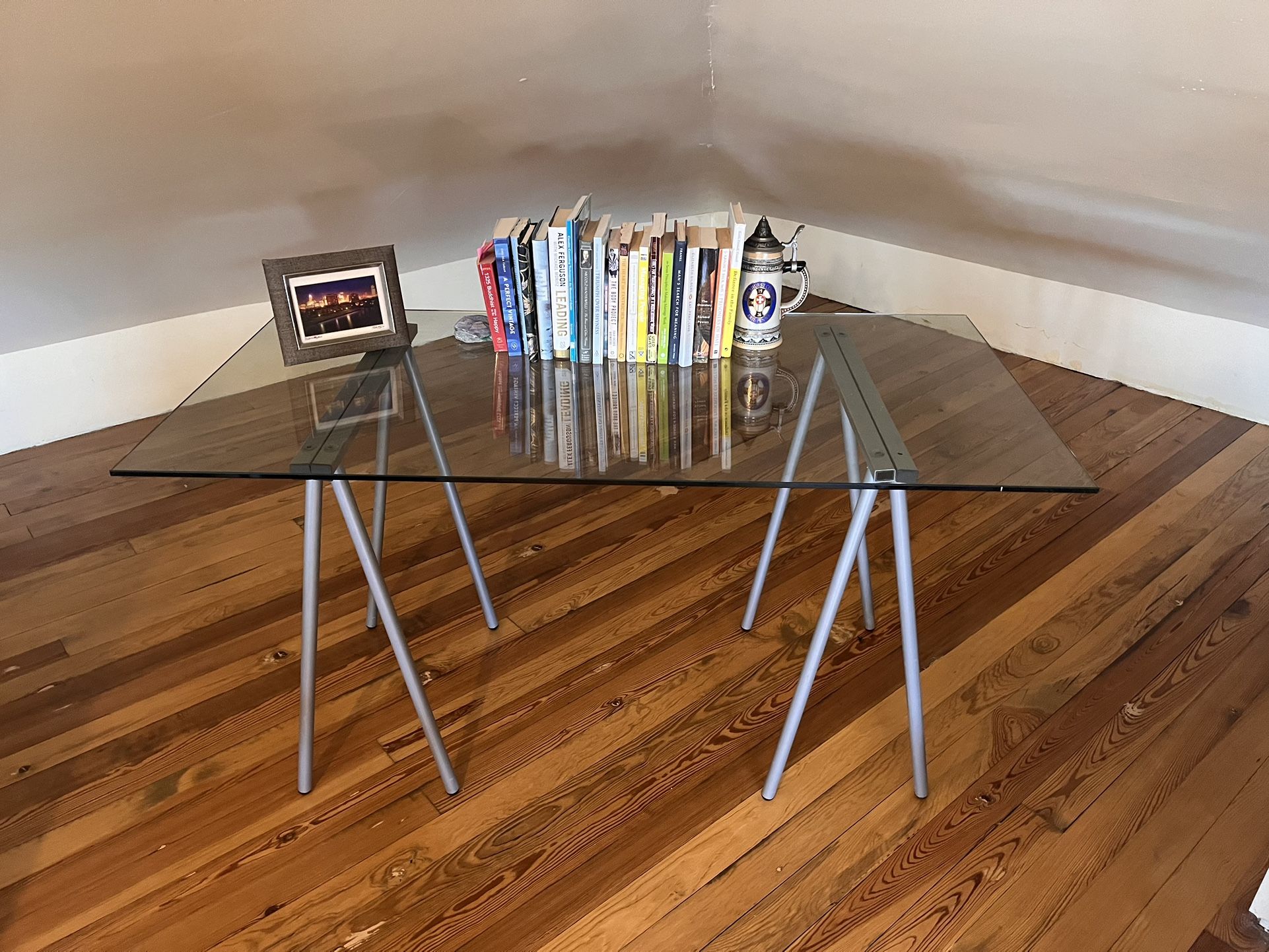 Glass Top Desk