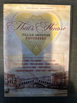 That's Amore: Italian-American Favorites (DVD, BRAND NEW)